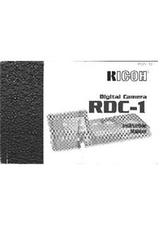 Ricoh RDC 1 manual. Camera Instructions.